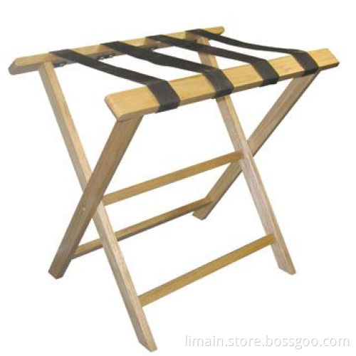 Luggage Rack, Made of Wooden and Metal Materials